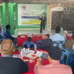 Sarikat Buruh Muslimin Indonesia (Sarbumusi) Malaysia menggelar acara halal bihalal dengan tema "Bangsa yang besar yaitu bangsa yang menghargai buruh" di Halaman Kantor Sarbumusi, Jalan Kebun, Selangor, Malaysia pada Ahad