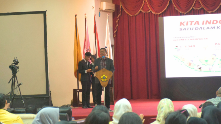 Kepala Balitbang dan Diklat Kemenag Suyitno di Unsri Palembang, Rabu (8/5/2024).