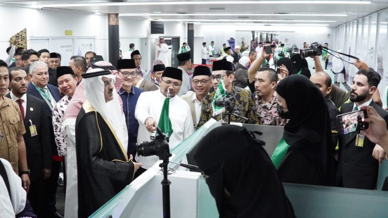 Menteri Agama Yaqut Cholil Qoumas mengungkapkan penghargaan kepada Pemerintah Arab Saudi atas peningkatan layanan fast track bagi jamaah haji Indonesia.