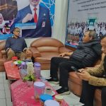 Staf Khusus Menag Wibowo Praseyo rapat dengan Ubay Ihsandi dari Garuda Indonesia