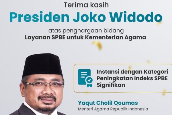 Kemenag raih penghargaan di bidang layanan SPBE