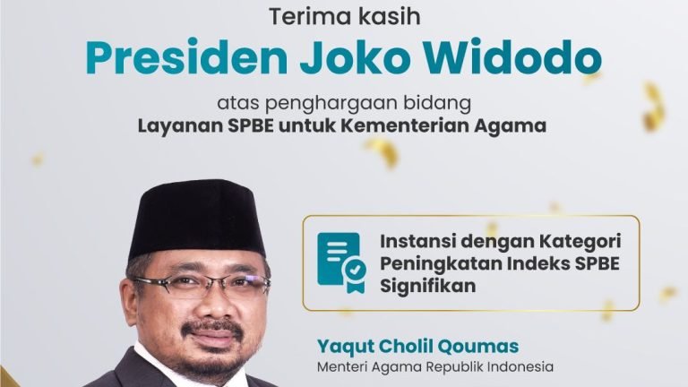 Kemenag raih penghargaan di bidang layanan SPBE