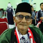 Rohmat (63), jemaah haji asal Kab.Grobogan bersyukur impiannya untuk haji tahun ini terpenuhi.