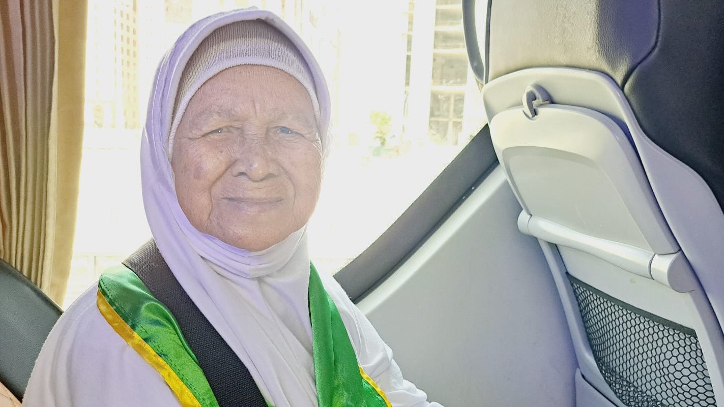 Cik Lekat Umar, jamaah haji lansia asal Palembang