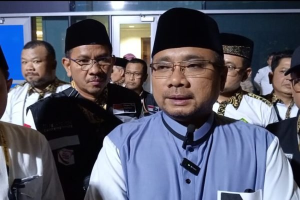 Menag beri keterangan pers di Jeddah