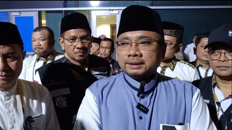 Menag beri keterangan pers di Jeddah