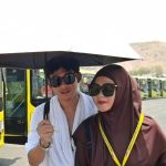 Pasangan suami-istri jemaah haji Indonesia