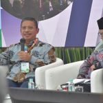 Kepala Badan Litbang dan DIklat Suyitno saat menyampaikan materi pada SDGs Center Conference 2024 di Jakarta, Rabu (12/6/2024).