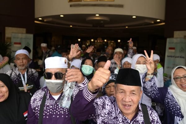 Jamaah bahagia jelang pulang ke Tanah Air.
