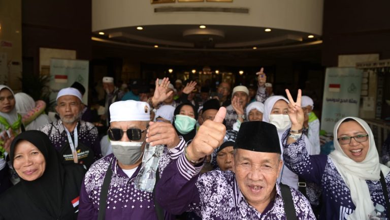 Jamaah bahagia jelang pulang ke Tanah Air.