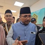 Menag Yaqut Cholil Qoumas memberikan keterangan pers, Kamis (20/6/2024)
