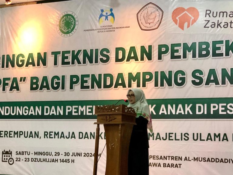 Siapkan Generasi Berkualitas, KPRK MUI Berikan Pembekalan dengan Metode PFA bagi Pendamping Santri di Pondok Pesantren
