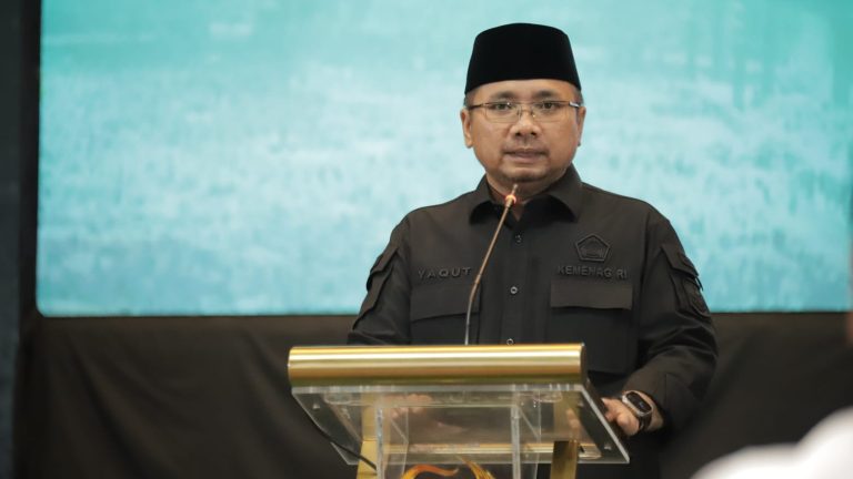 Menag saat acara Rakernas GKMNU, Jakart (9/8/2024)