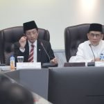 Menteri Agama Nasruddin Umar (kiri) danWakil Menteri Agama Muhammad Syafi'i (kanan)