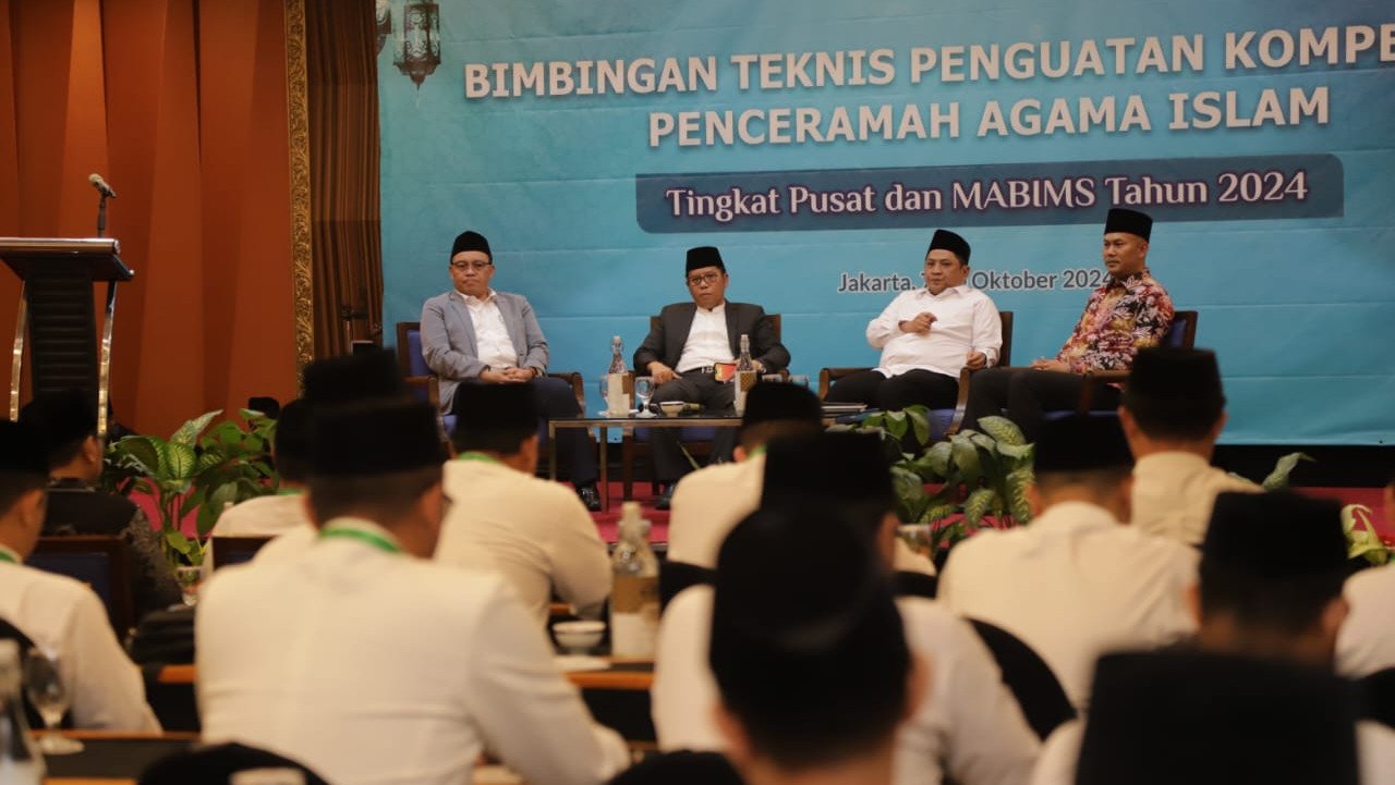 Bimbingan Teknis (Bimtek) Penguatan Kompetensi Penceramah Agama Islam