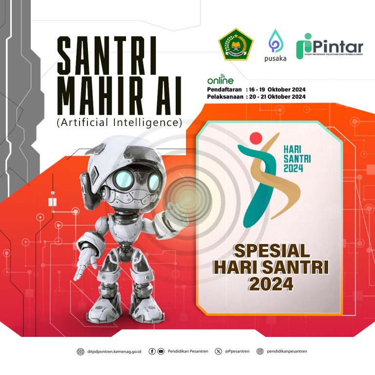 Catat, Peluang bagi Santri supaya Mahir menjadi Content Creator dan Artificial Intelligence!