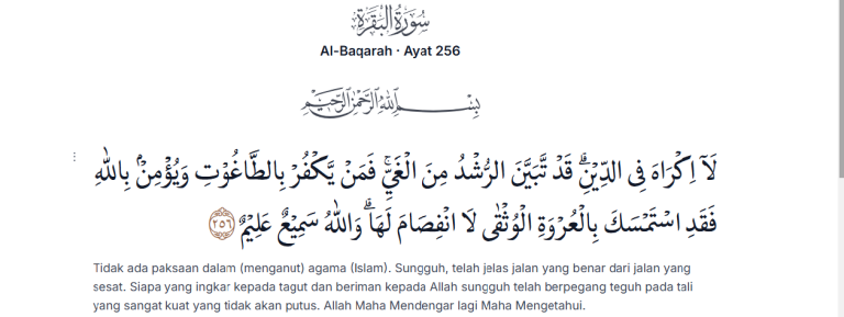 Islam Tegaskan Tidak Ada Paksaan dalam Agama