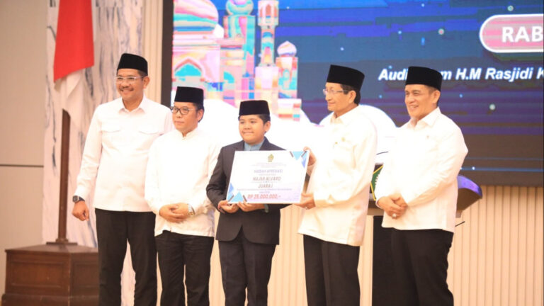 Najmi Alvaro, Qari Cilik dari Kalimantan Tengah, Terima Penghargaan Senilai 25 Juta